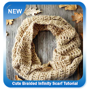 Cute Braided Infinity Scarf Tutorial 7.1 Icon