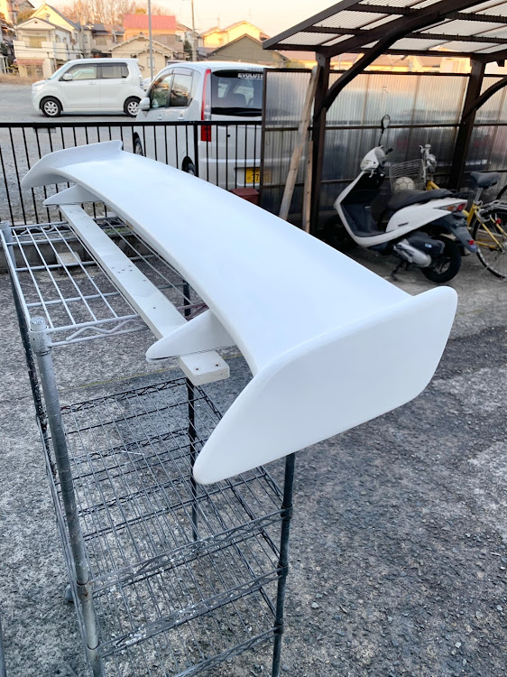 スカイラインのDIYだけどかなりのレベル・34スカイラインエアロパーツ・B'zカンパニー.パーツランド製・フロントバンパー塗装・リアウイング塗装に関するカスタム事例の投稿画像7枚目
