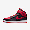 air jordan 1 hi flyease black/white/fire red