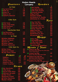 Mutton Masala Company menu 1