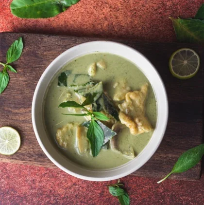 Fish In Green Curry (10 Pcs)