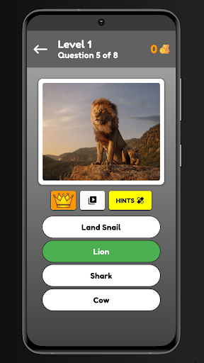 Screenshot Animals Quiz