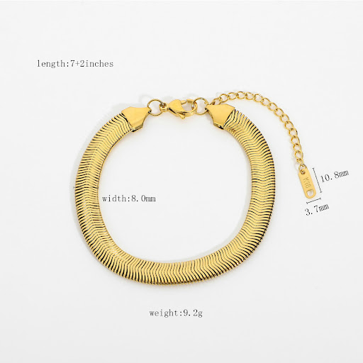 Title 1, Fashion Simple 8mm Titanium Steel Bracelet for ...