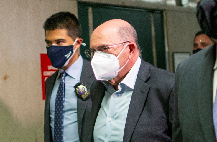 Trump Organisation chief financial officer Allen Weisselberg arrives for his arraignment hearing in New York State Supreme Court in the Manhattan borough of New York City, New York, US, on July 1, 2021.