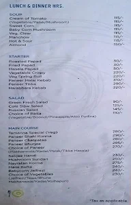 Tamanna Cafeteria menu 2