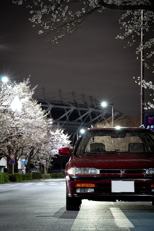 アコードワゴンの4月もよろしくお願い致します🌸・桜コラボ🌸に関するカスタム事例の投稿画像9枚目