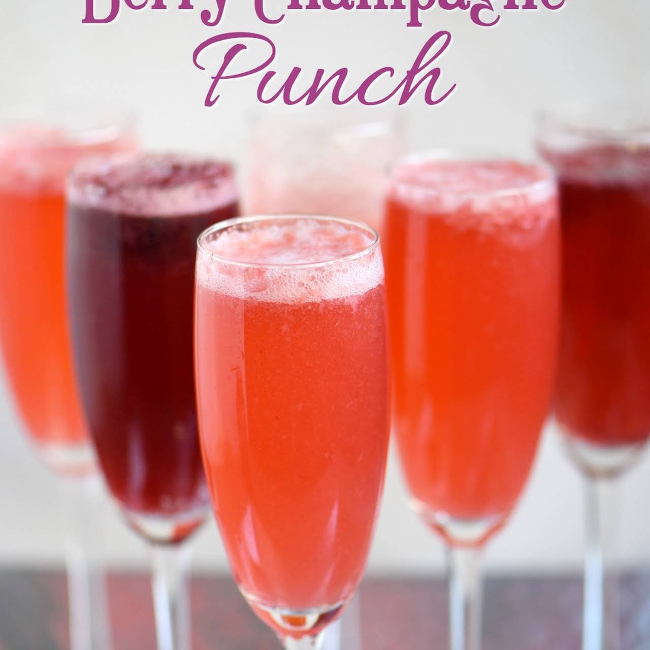 Strawberry Champagne Punch Recipe