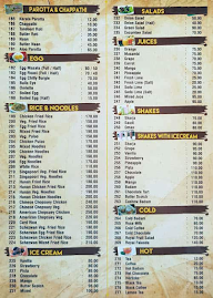 Royal Bakers & Restaurant menu 1