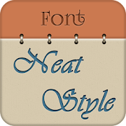 Neat Font Style Free  Icon