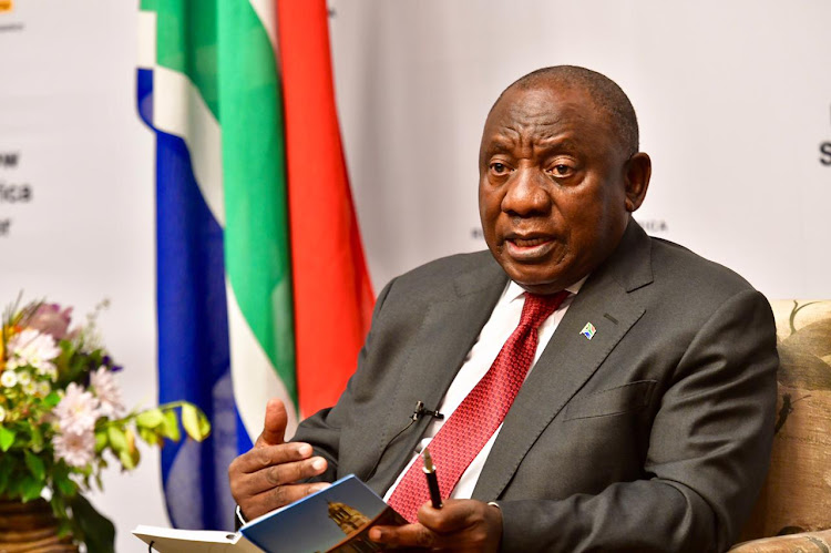 President Cyril Ramaphosa has been accused by the EFF of using furniture like a 'drug smuggler' to store money. File photo.