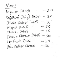 Dabeliwala menu 1