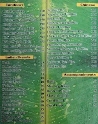 The Hotel Nalanda menu 5