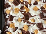 Triple Chocolate S'mores Bark - A Kitchen Addiction was pinched from <a href="http://www.a-kitchen-addiction.com/triple-chocolate-smores-bark/" target="_blank">www.a-kitchen-addiction.com.</a>