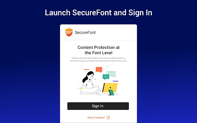 SecureFont chrome extension