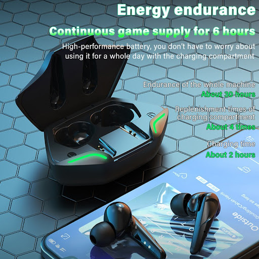 Title 8, Low-latency Stereo Bluetooth Gaming Headset for...