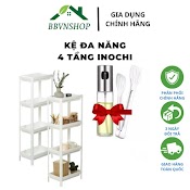 Kệ Để Đồ Nhà Bếp Đa Năng Inochi Chia 2/3/4 Tầng Dùng Cho Nhà Bếp, Đựng Mỹ Phẩm - Tặng Hộp Thực Phẩm Vuông/ Tròn/ Cn 500Ml