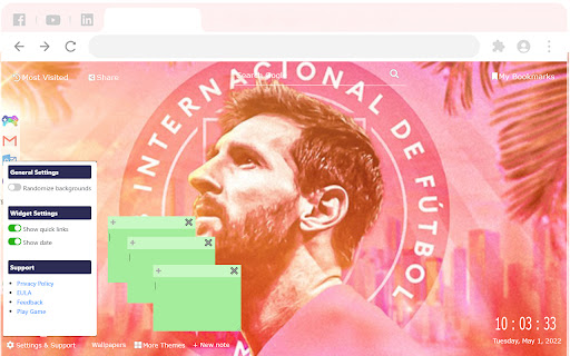 Lionel Messi Wallpapers New Tab