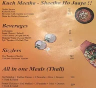 Belly Di Balle Balle menu 1