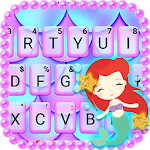 Laser Pretty Mermaid Keyboard Theme Apk