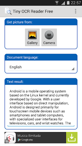 Tiny OCR Reader Free