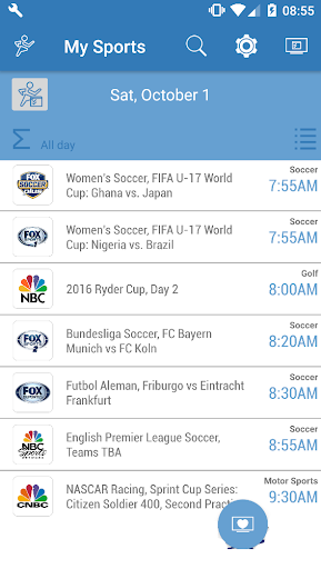 US Live SportTV Listings Guide