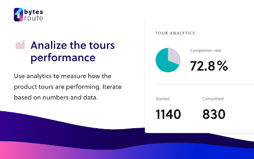 Bytes Route - Free digital adoption platform.