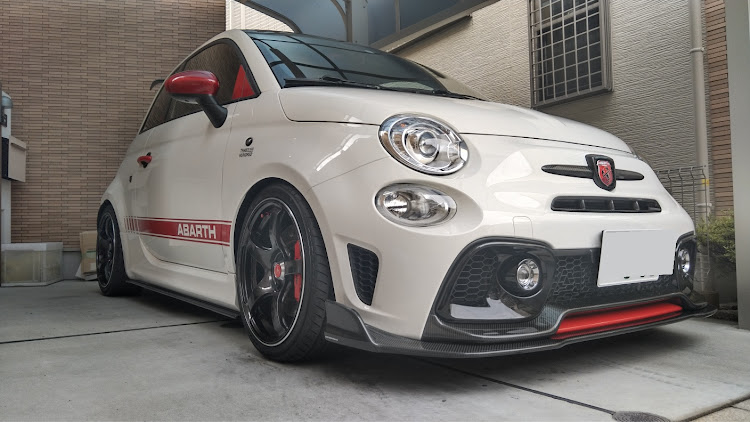 アバルト 595のDIY・ABARTH 595・大雨に気をつけて！に関するカスタム事例の投稿画像1枚目