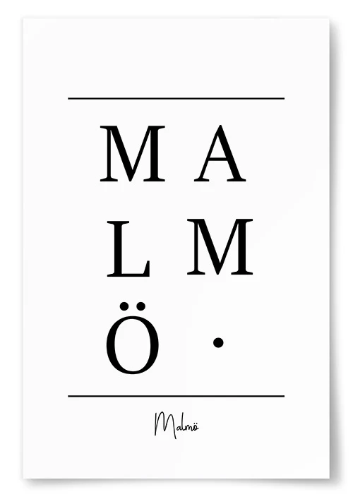 Poster Malm 