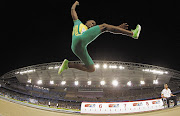 LEAP OF FAITH: South Africa's long jumper, Luvo Manyonga, returns to international competition tonight when he takes part in the Diamond League in Rome