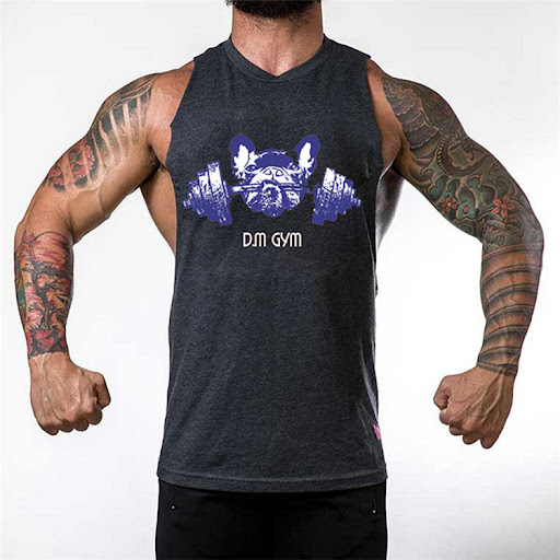 Title 1, Round neck solid color printed trendy sleeveles...