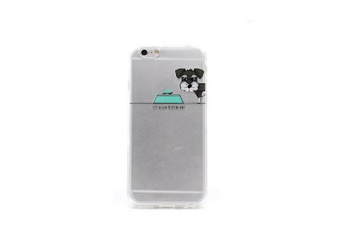 Title 5, Fashion Dog Schnauzer Mobile Phone Case Transpa...