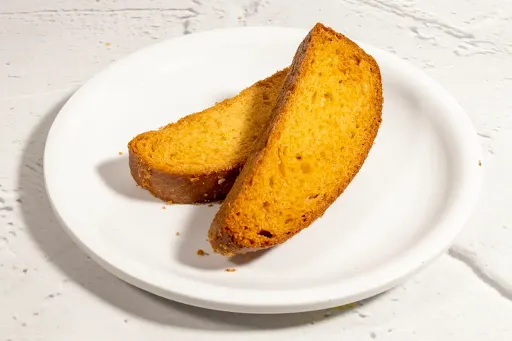 Toast Rusk [4 Pieces] With Amul Butter