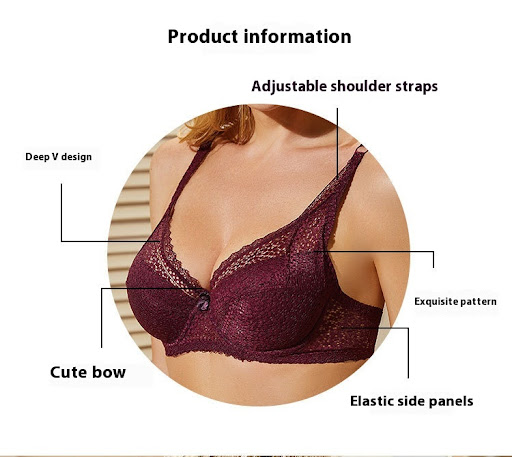 Title 11, Lace Push Up Adjustable Small Breast Holding Br...