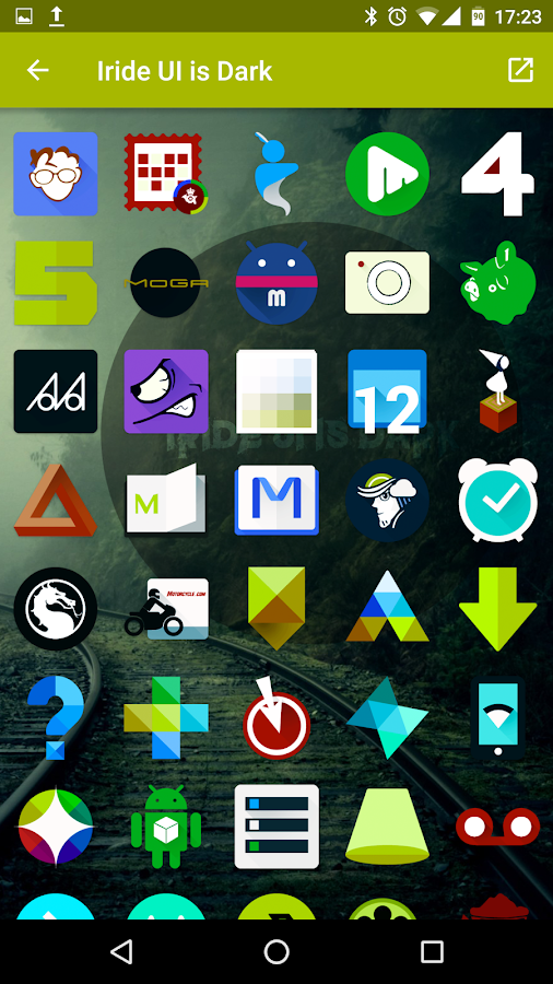    Iride UI is Dark - Icon Pack- screenshot  