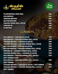 Mogappair briyani And Fast Food menu 1