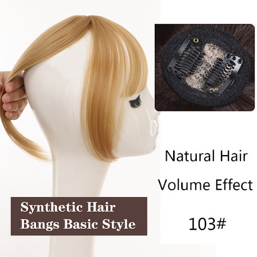 Title 6, 3D Bangs Straight Replacement Hair Covering Hai...