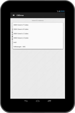 OBD2 scanner & fault codes description: OBDmax screenshot 14