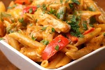 One-Pot Chicken Fajita Pasta was pinched from <a href="https://www.buzzfeed.com/alvinzhou/this-one-pot-fajita-pasta-will-add-spice-to-your-weeknight-r" target="_blank">www.buzzfeed.com.</a>