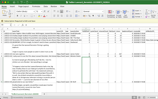 TwiBot - Export Tweets from Hashtags to CSV