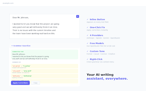 Grammar Guardian screenshot 1