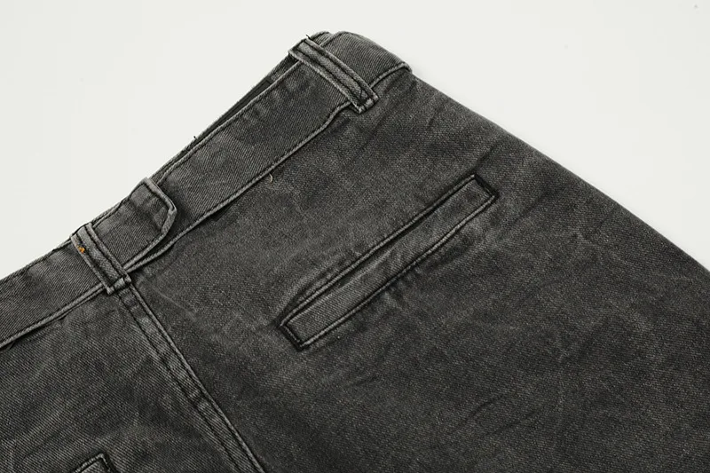 Title 5, Jeans Americani Lavati Retro Cleanfit Dritti Un...