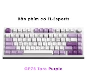 Bàn Phím Cơ Fl - Esports Gp75Cpm Taro Purple - Hàng Chính Hãng