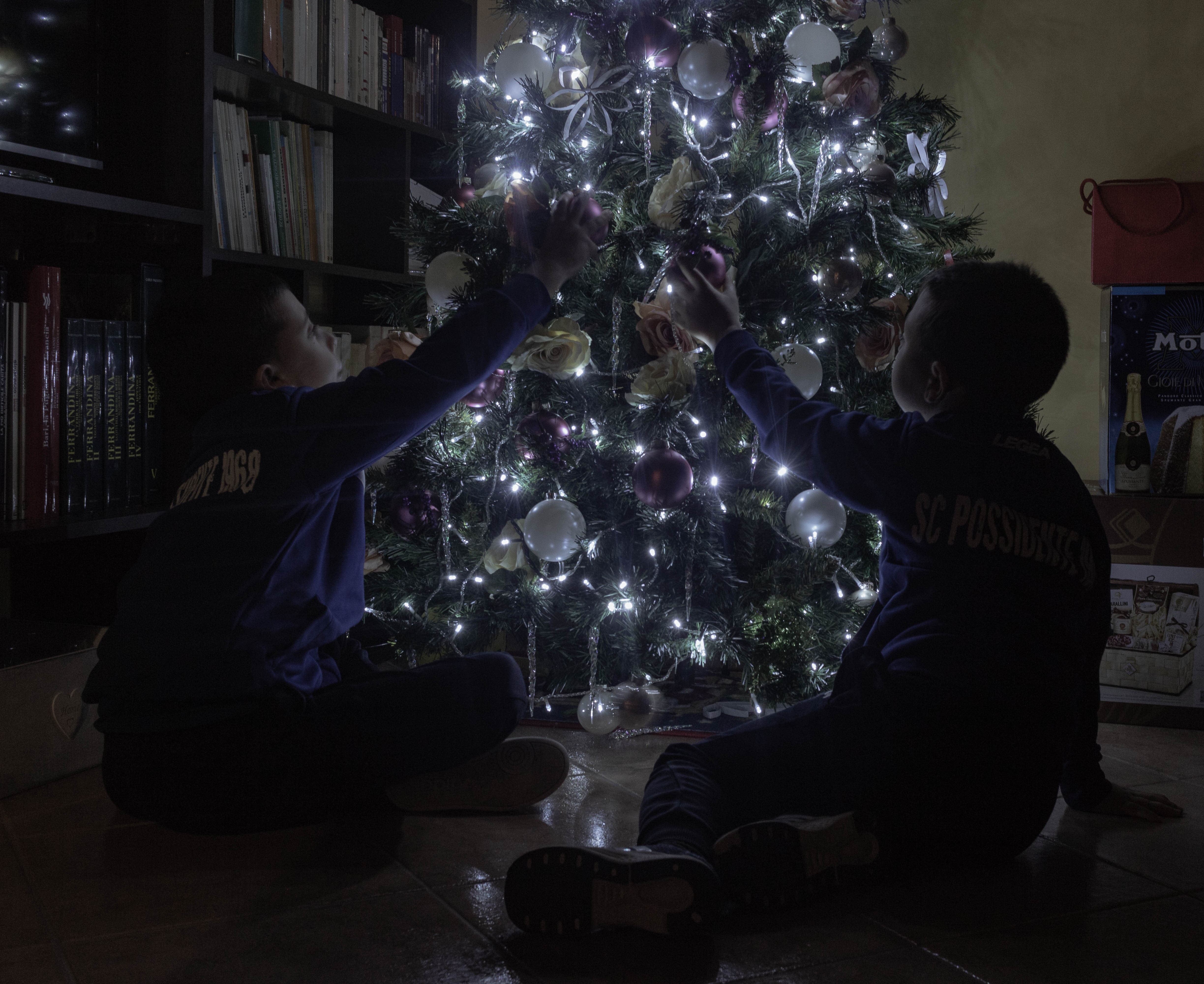 I miei nipotini a natale.  di Claudio Margiotta