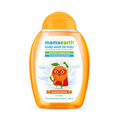 Mamaearth Original Orange Body Wash Kids, 2+ Years - 300 ml