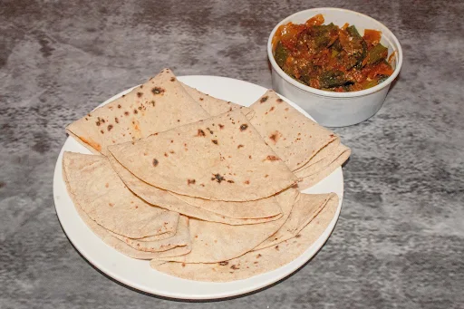 Bhindi With Chapati