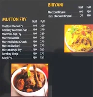 Super Dawat Tawa Fry Centre menu 4