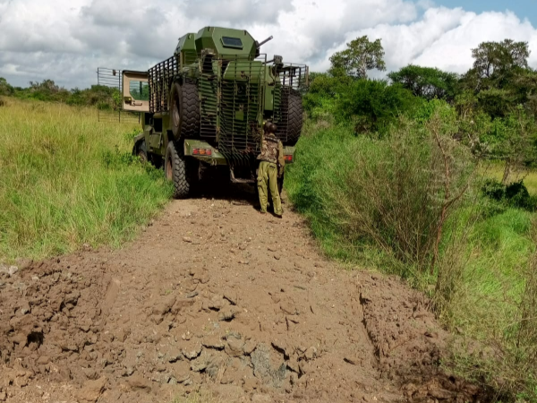 At least 10 GSU personnel were injured, two others killed when their armoured personnel carrier ran over an IED in Pandanguo, Lamu, on June 18, 2023.