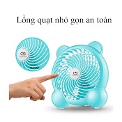 Quạt Văn Phòng Mini Điều Chỉnh 2 Tốc Độ Gió