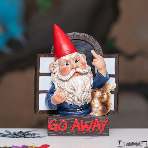 Title 5, Garden Elf Dwarf Decoration Resin Crafts Perfec...