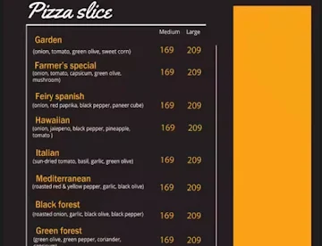 SLIZE menu 